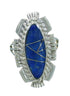 Lapis Authentic Sterling Silver Southwest Ring Size 4-1/2 RX86901