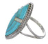 Sterling Silver Opal Turquoise Southwest Ring Size 8-1/2 YX87932