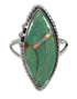 Southwest Turquoise Opal And Silver Ring Size 8-1/2 YX88836