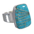Turquoise Genuine Sterling Silver Southwestern Ring Size 5-1/2 AX88021