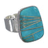 Silver Southwest Turquoise Ring Size 4-3/4 AX88027