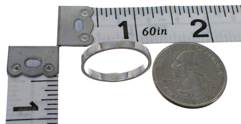 Magenta Turquoise Stackable Sterling Silver Ring Size 4-3/4 FX92001