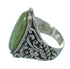 Sterling Silver Turquoise Flower Southwest Jewelry Ring Size 8-1/2 RX87284