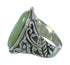 Genuine Sterling Silver Flower Turquoise Ring Size 5 RX87296