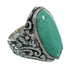 Southwest Sterling Silver And Turquoise Flower Ring Size 7-1/2 RX87410