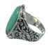 Southwest Sterling Silver And Turquoise Flower Ring Size 7-1/2 RX87410