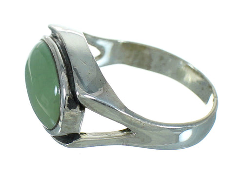 Sterling Silver Turquoise Southwestern Jewelry Ring Size 8-3/4 RX87659