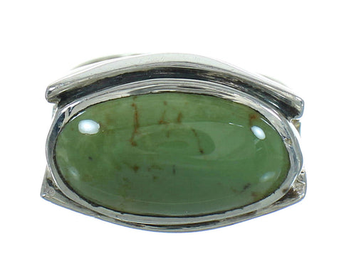 Turquoise Authentic Sterling Silver Southwest Jewelry Ring Size 5 RX87675