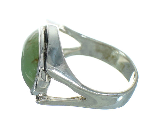 Turquoise Authentic Sterling Silver Southwest Jewelry Ring Size 5 RX87675