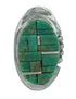 Turquoise Authentic Sterling Silver Southwestern Ring Size 4-1/2 AX89390