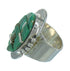 Turquoise Authentic Sterling Silver Southwestern Ring Size 4-1/2 AX89390