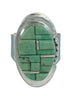 Turquoise Inlay Sterling Silver Southwest Ring Size 6-1/2 AX89646