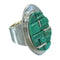 Turquoise Silver Southwestern Jewelry Ring Size 5-1/2 AX89651