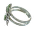 Turquoise Genuine Sterling Silver Flower Ring Size 6 RX88059