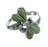 Authentic Sterling Silver Turquoise Inlay Dragonfly Ring Size 6-1/2 RX88139