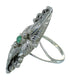 Sterling Silver Turquoise Southwest Ring Size 6-1/2 AX90429