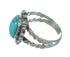 Sterling Silver Southwestern Turquoise Ring Size 5-3/4 QX86003