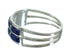 Lapis And Opal Authentic Sterling Silver Southwestern Ring Size 6-1/2 AX89958