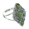 Southwest Turquoise And Genuine Sterling Silver Ring Size 6-3/4 YX86677