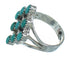 Turquoise Silver Southwestern Ring Size 5-3/4 YX86765