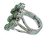 Authentic Sterling Silver Turquoise Southwest Ring Size 8-1/2 YX86870