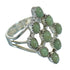 Silver And Turquoise Southwestern Ring Size 7-1/4 YX86881