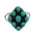 Authentic Sterling Silver Southwest Turquoise Ring Size 4-3/4 YX87170