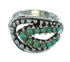 Genuine Sterling Silver Jewelry Turquoise Ring Size 5-1/4 YX87205