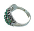 Southwest Turquoise Authentic Sterling Silver Jewelry Ring Size 6-1/4 YX87217