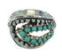 Southwest Turquoise And Authentic Sterling Silver Jewelry Ring Size 5-3/4 YX87233