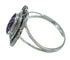 Sterling Silver Magenta Turquoise Southwest Ring Size 5 YX89496