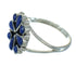 Lapis Authentic Sterling Silver Jewelry Southwestern Ring Size 6-1/2 AX89757