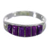 Magenta Turquoise Sterling Silver Jewelry Ring Size 5-1/4 FX92241