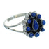 Sterling Silver Lapis Jewelry Ring Size 7-1/2 AX88418