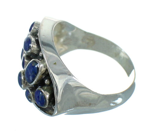 Lapis Southwest Authentic Sterling Silver Ring Size 7-1/2 AX88443