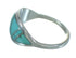 Authentic Sterling Silver Turquoise Ring Size 5-3/4 FX90775