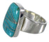 Turquoise Sterling Silver Southwest Ring Size 6-1/4 AX88252