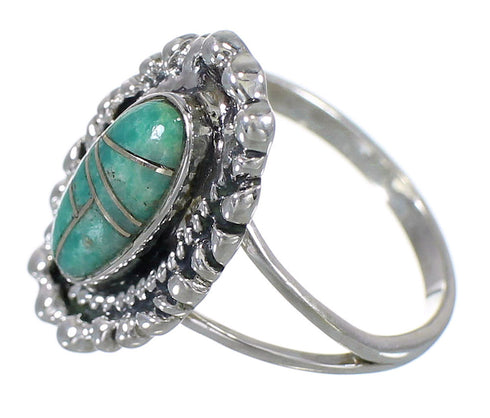 Turquoise Sterling Silver Ring Size 5-1/2 AX88268