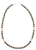 Navajo Authentic Sterling Silver Multicolor Bead Necklace AX88878