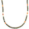 Multicolor Sterling Silver Navajo Bead Necklace AX88884