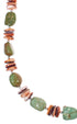 Multicolor Navajo Sterling Silver Bead Necklace AX88930