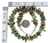 Genuine Sterling Silver Kingman Turquoise American Indian Navajo Bead Necklace AX89420