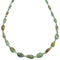 Kingman Turquoise Sterling Silver Native American Bead Necklace RX89053