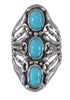 Turquoise Silver Southwest Ring Size 5-3/4 QX87237