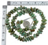 Genuine Sterling Silver Kingman Turquoise Southwestern Bead Necklace AX93841