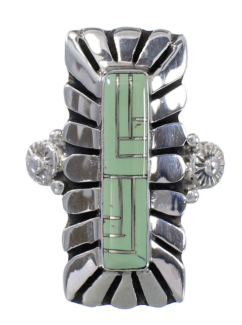 Sterling Silver Turquoise Southwest Ring Size 6 FX93706