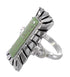 Turquoise Authentic Sterling Silver Ring Size 6-1/2 AX94071