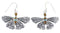 Southwestern Multicolor Sterling Silver Butterfly Earrings DW73017