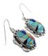 Sterling Silver Multicolor Southwest Jewelry Hook Earrings MW68097