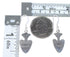 Sterling Silver And Multicolor Arrowhead Earrings EX32701